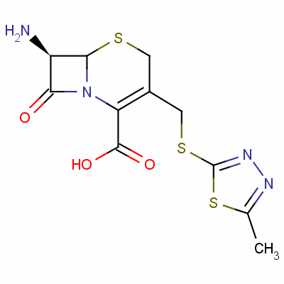 30246-33-4 (6R-trans)-7-amino-3-[[(5-methyl-1,3,4-thiadiazol-2-yl)thio]methyl]-8-oxo-5-thia-1-azabicyclo[4.2.0]oct-2-ene-2-carboxylic acid